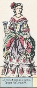 La regina Maria Antonietta, moglie di Luigi XVI da French School