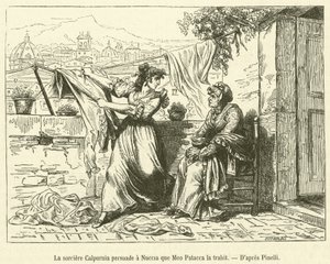 La strega Calpurnia persuade Nuccia che Meo Patacca la tradisce da French School