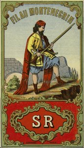 Etichetta per filo montenegrino