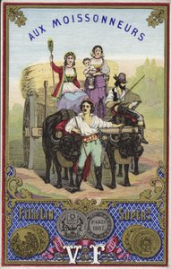 Etichetta per filo dei Mietitori da French School