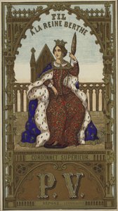 Etichetta per il filo della Regina Berta da French School