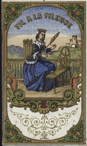 Etichetta per il filo del filatore da French School