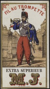 Etichetta per filo dei trombettieri da French School