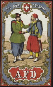 Etichetta per filo dei guerrieri