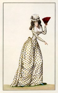 Abito Etoile da Journal de la Mode et du Gout, 1791 da French School