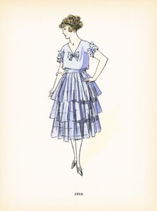 Moda femminile, 1916 da French School