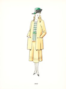 Moda femminile, 1917 da French School