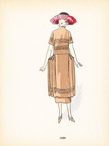 Moda femminile, 1920 da French School