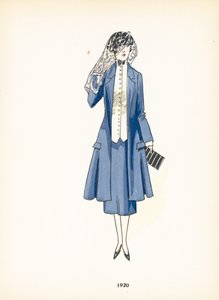 Moda femminile, 1920 da French School