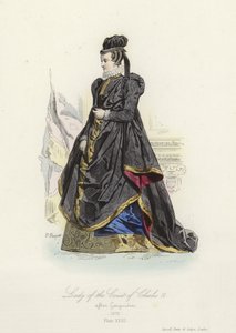Dama della corte di Carlo IX di Francia da French School