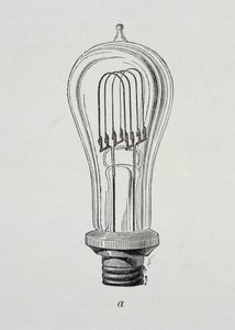 Lampada Edison - in "Le nuove conquiste della scienza" di Figutree da French School