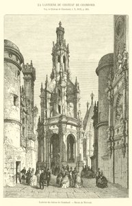 Lanterna del castello di Chambord (incisione) da French School