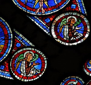 Giudizio Universale: due angeli da French School