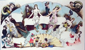 Illustrazioni per un articolo sulla biancheria intima femminile, da La Vie Parisienne, c.1870 da French School