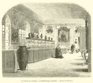 Il Gabinetto delle medaglie, alla Biblioteca imperiale da French School