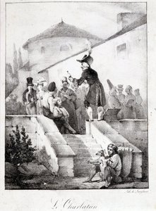 Il Ciarlatano (venditore di prodotti miracolosi) da French School