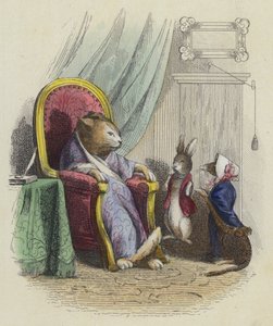 Il gatto, la donnola e il piccolo coniglio da French School
