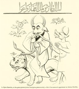 Il Djinn Thareche, re dei geni Penati, secondo l