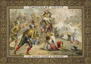 Il Gran Condé alla Battaglia di Friburgo, 1644 da French School