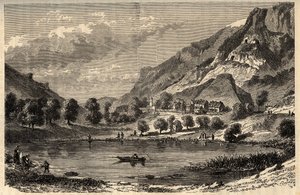 Le Lauzet-Ubaye - Il lago di Lauzet - comune nel dipartimento delle Alpi dell
