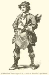 Il Mercante di pelli di coniglio da French School