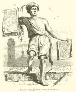 Il venditore di immagini da French School