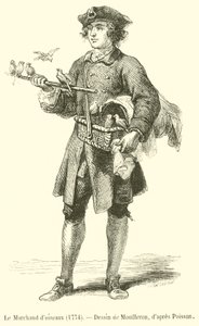 Il venditore di uccelli da French School