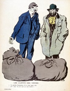 Le Mont-de-Piété: clienti, vendite - in "Il piatto con burro" n° del 03/06/1905