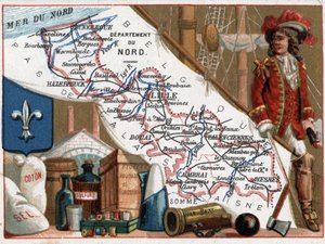 Le Nord (59), Nord Pas De Calais (Nord-Pas de Calais), Francia. Ritratto di Jean Bart (Jan Bart o Jan Baert)