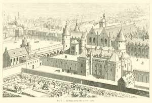 Il Palazzo della Cité nel XIV secolo da French School