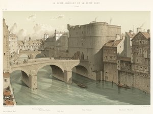 Il Petit-Châtelet e il Petit-Pont, 1780
