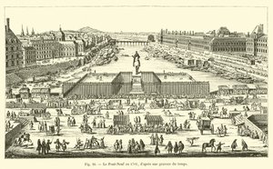 Il Pont-Neuf nel 1702, da un
