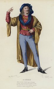 Il Risoluto (incisione colorata) da French School