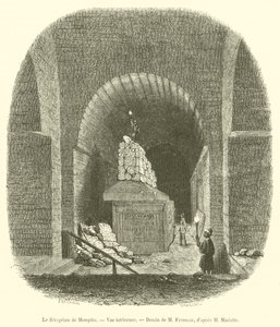 Il Serapeo di Menfi, Veduta interna da French School