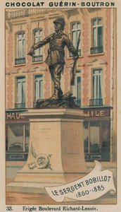 Il Sergente Bobillot, 1860-1885, eretta Boulevard Richard-Lenoir da French School