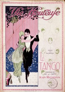 Le Tango, commedia dei coniugi Jean Richepin - in "Happy Life" del 05/01/1914 da French School