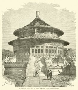 Il Tempio del Cielo, a Pechino da French School