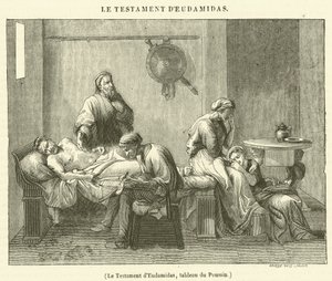 Il testamento di Eudamidas (incisione)