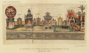 Il teatro dove fu rappresentata la Passione a Valenciennes nel 1547 da French School