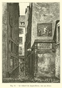 Il cabaret del Coniglio Bianco, rue aux Feves