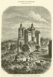 Il castello di Montbéliard (incisione) da French School