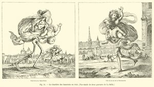 Il cimitero degli Innocenti nel 1640, Fac-simile di due incisioni di La Bella
