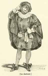 Il dottore (incisione) da French School