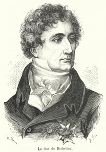 Il duca di Richelieu (incisione) da French School