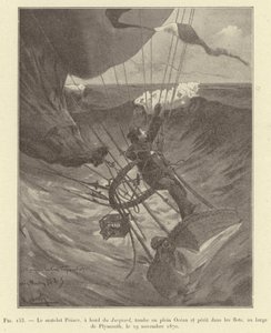 Il marinaio Prince, a bordo del Jacquard, cade in pieno Oceano e perisce tra le onde, al largo di Plymouth, il 29 novembre 1870 da French School