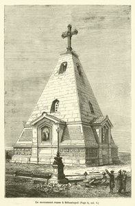 Le monument russe a Sebastopol da French School