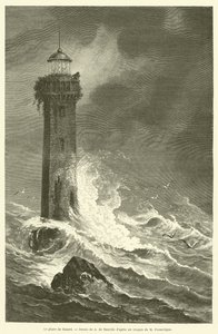 Il faro di Hazard (incisione) da French School