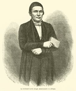 Il reverendo Lewis Krapf, missionario in Africa
