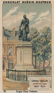 Ledru-Rollin, Politico, 1807-1874, eretta Place Voltaire