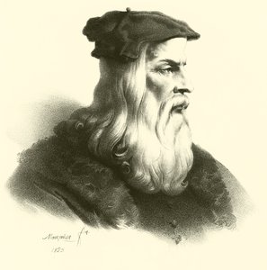 Ritratto di Leonardo Da Vinci da French School